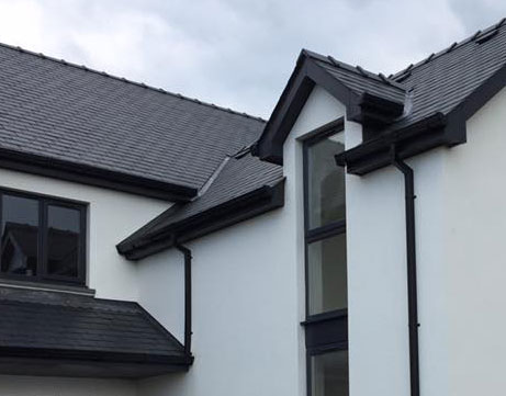 Soffits and guttering work